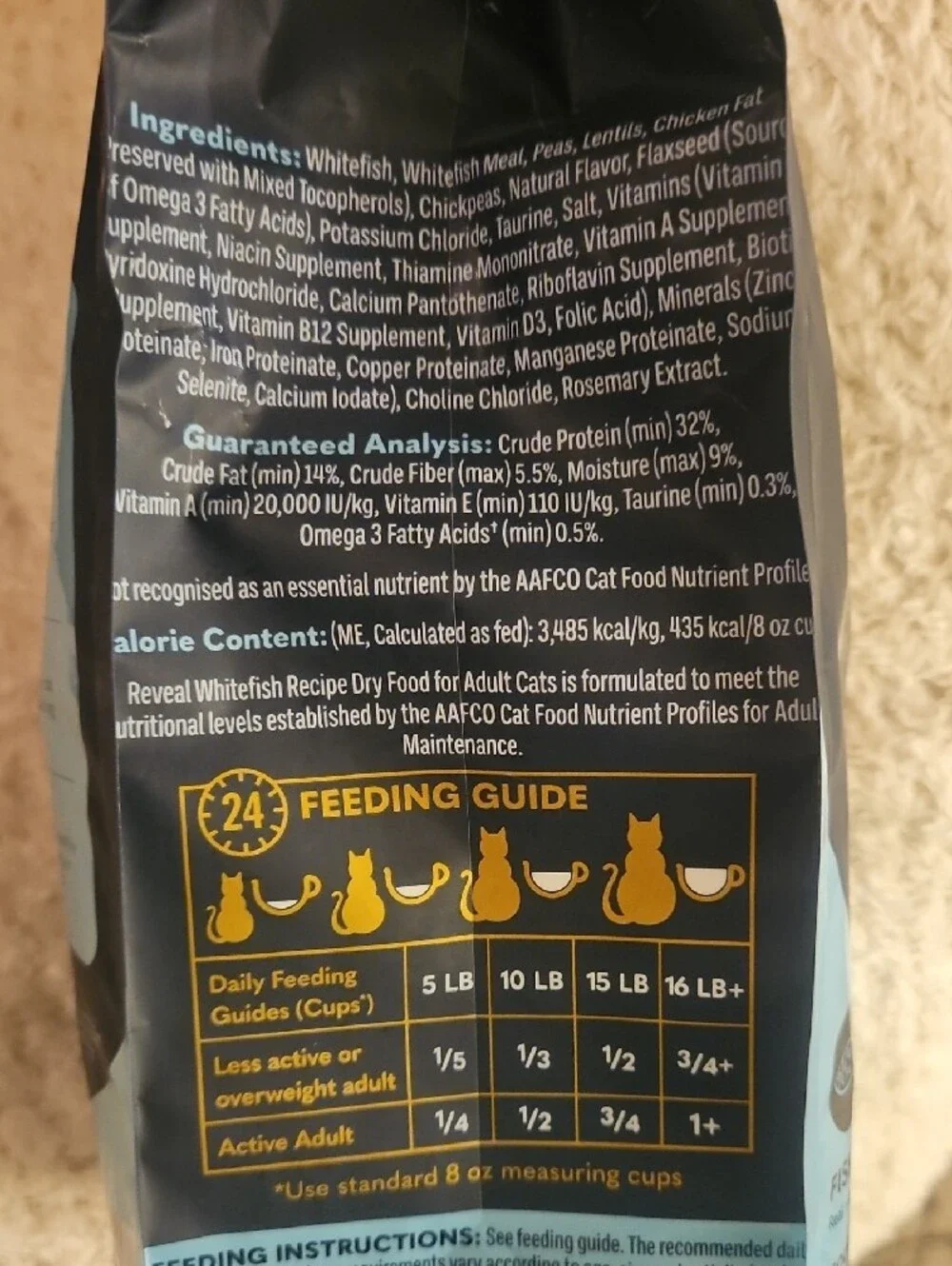 Whitefish Recipe Cat Food - Reveal